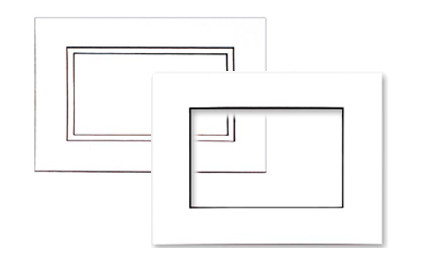 Passepartouts met Zwarte Kern