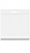 Headerbags 10,8x10,8cm Hersluitbaar en Kristalhelder (100 stuks) [HB44]