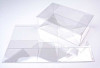 Plastiek Doosjes 8,9x8,9x16,5cm Kristalhelder met Autolock Bodem (25 stuks) [FPLB255]