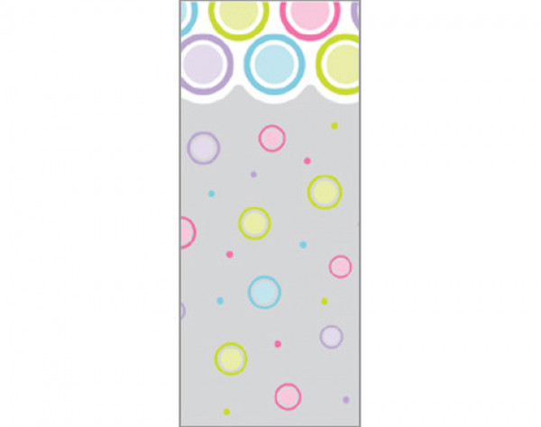 Bedrukte Zakken Stippen Artistiek 10,2x6,4x24,1cm met zijvouw (100 stuks) [G4MDE]