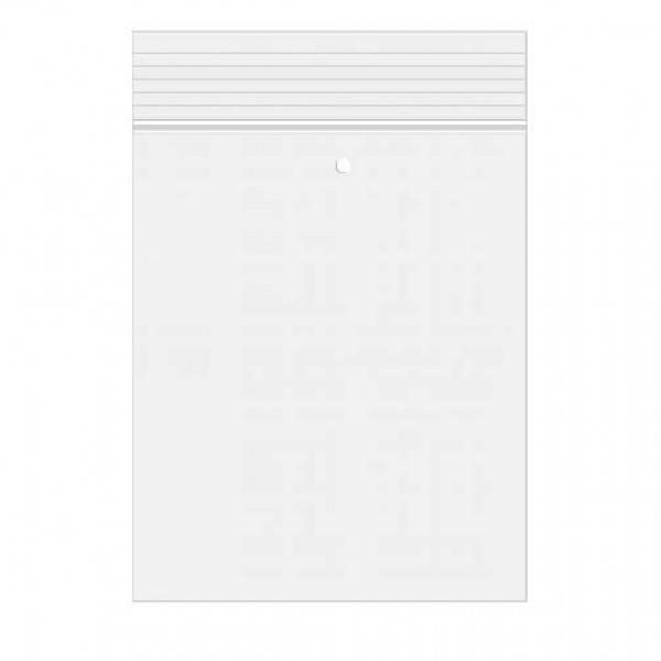 Gripzakken met Luchtgat 7,5x12,5cm Kristalhelder PP 50 micron (100 stuks) [ZC35V]