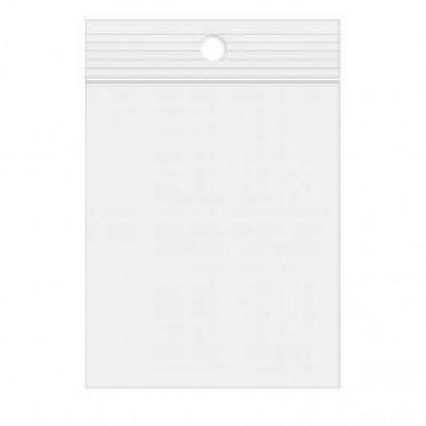 Gripzakken met Ophanggat 10x15cm PE 50 micron (100 stuks) [2PR46]