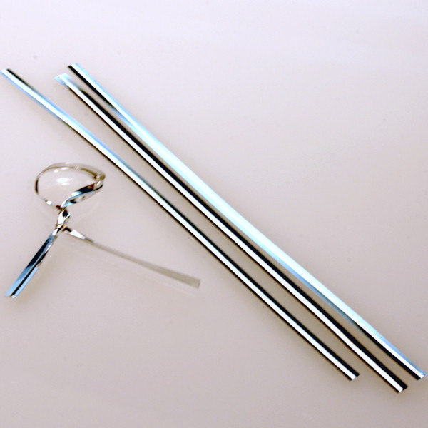 Bindstrips 10,2x0,4cm Zilver Metallic Plastiek (1000 stuks) [TT4MS]