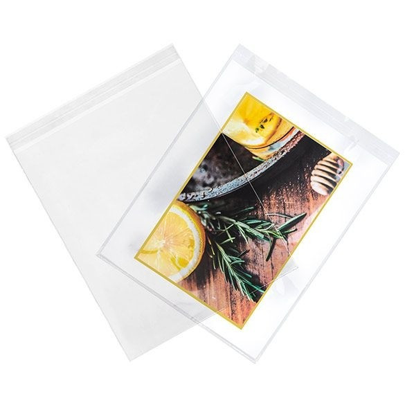 Plastiek Zakken 41,8x51cm Transparant en Hersluitbaar (100 stuks) [B16]