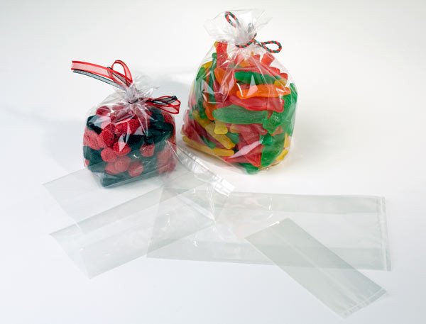 Plastiek Zakken 7,6x5,1x16,5 cm met zijvouw (100 stuks) [GB6]