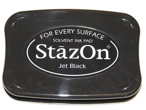 Inktkussen Stazon Zwart (1 st) [SZ-000-031]