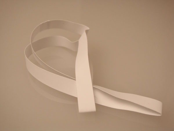 Deco Rekkers Vinyl Stretch Wit 25,5cm (50 stuks) [10CVLWT]