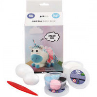 Funny Friends, blauw, unicorn, 1set [HOB-100751]