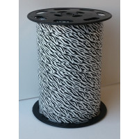 Krullint met Zebra Print 10 mm x 225 mtr (1 rol) [HV-PLS10Z]