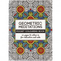 Kleurboek, afm 10,5x14,5 cm,  20 pagina´s, Geometric, 1stuk [HOB-19274]