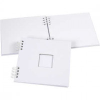 Spiraal gebonden Scrapbook, afm 20x20 cm,  250 gr, 1stuk [HOB-20445]