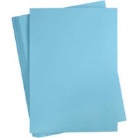 Gekleurd Karton, A2 420x600 mm,  180 gr, helder blauw, 100vellen [HOB-21320]