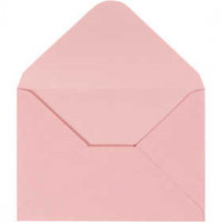 Envelopes, size 11.5x16 cm, 110 g, 10 pcs, light red [HOB-217019]