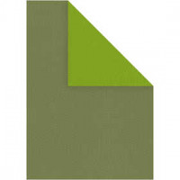 Structuurkarton, lime green/donkergroen, A4 210x297 mm,  250 gr, 10vellen [HOB-219007]