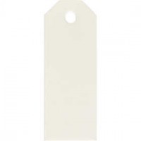 Manila Tags, size 3x8 cm, 220 g, 20 pcs, off-white [HOB-234022]