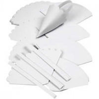 Uitgestanste kegels, Basis, h: 13 cm, d: 8 cm, 240stuks [HOB-23841]