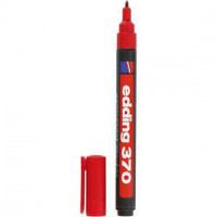 Edding 370 stift, lijndikte: 1 mm, rood, 1stuk [HOB-25006]