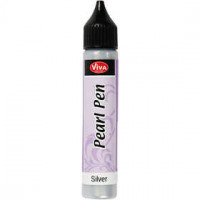 Parel Pen, zilver, 25ml [HOB-25201]
