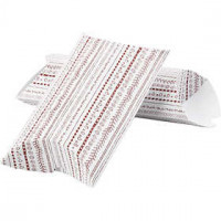 Cadeaudoosje, doodles, afm 23,9x15x6 cm,  300 gr, rood, 3stuks [HOB-25358]