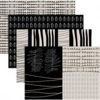 Decoupagepapier, vel 25x35 cm,  17 gr, metallic, 80div vellen [HOB-25481]