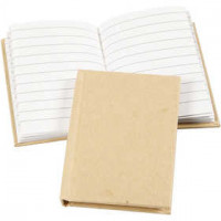 Notitieboek, A7 7,5x10,5 cm, bruin, 1stuk [HOB-264580]