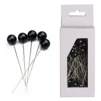 Spelden met knop 8 mm Zwart [IFS-27620]