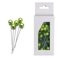 Spelden met knop 8 mm Limoengroen [IFS-27626]