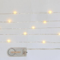 Koper LED licht 20 LED warm Wit op 2xCR2032 (1 st) [IFS-30142]