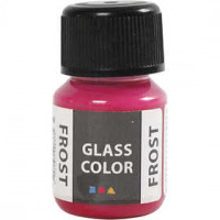 Glass Color Frost, rood, 35ml [HOB-31782]