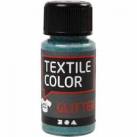 Textile Color, groen, glitter, 50ml [HOB-33674]