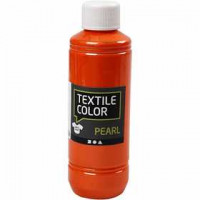 Textile Color, oranje, pearl, 250ml [HOB-33710]
