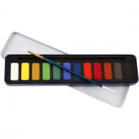 Aquarelverf set, afm 12x30 mm, diverse kleuren, 1doos [HOB-34236]