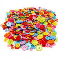 Knopen mix, d: 10+15+20+22 mm, 500gr [HOB-40414]