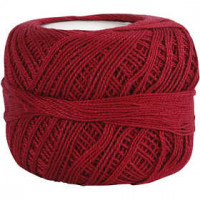 Mercerised katoengaren, antiek rood, 20gr [HOB-42128]