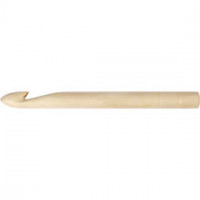 Haaknaald,  20 , l: 23 cm, berkehout, 1stuk [HOB-42191]