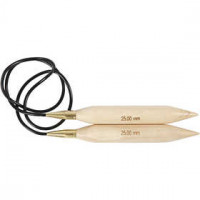 Rondbreinaalden,  25 , l: 150 cm, berkehout, 1stuk [HOB-42196]