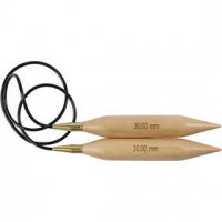 Rondbreinaalden,  30 , l: 150 cm, berkehout, 1stuk [HOB-42197]