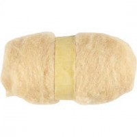 Gekaarde wol, lichthuidskleur, 100gr [HOB-451780]