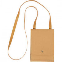 Faux Leather Schoudertas, l: 13 cm, h: 18 , lichtbruin, 1stuk [HOB-49892]