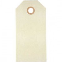 Labels, afm 5x10 cm,  250 gr, naturel, 20stuks [HOB-510050]