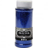 Glitter, blauw, 110gr [HOB-51265]
