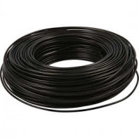Aluminium draad, dikte 2,5 mm, zwart, rond, 75m [HOB-51718]