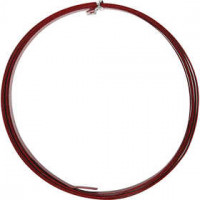Alu draad, b: 15 mm, dikte 0,5 mm, rood, plat, 2m [HOB-518333]
