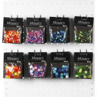 Mini mozaiek, afm 5x5+10x10 mm, dikte 2 mm, 80eenh. [HOB-51915]