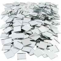 Spiegel mozaiek tegels, afm 16x16 mm, dikte 2 mm, vierkante, 500stuks [HOB-52279]