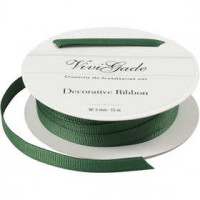 Decoratie lint, b: 5 mm, groen, 15m [HOB-52479]