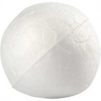 Ballen, d: 1,5 cm, wit, styropor, 20stuks [HOB-54299]