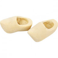 Nederlandse houten klompen, l: 30 mm, 2paar [HOB-561033]