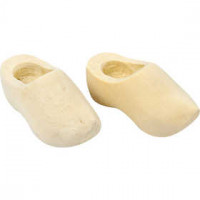 Nederlandse houten klompen, l: 40 mm, 2paar [HOB-561043]