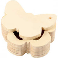 Doos, vlinder, b: 10 cm, h: 4 cm, triplex, 1stuk, binnenmaat 6x2,6 cm [HOB-56130]